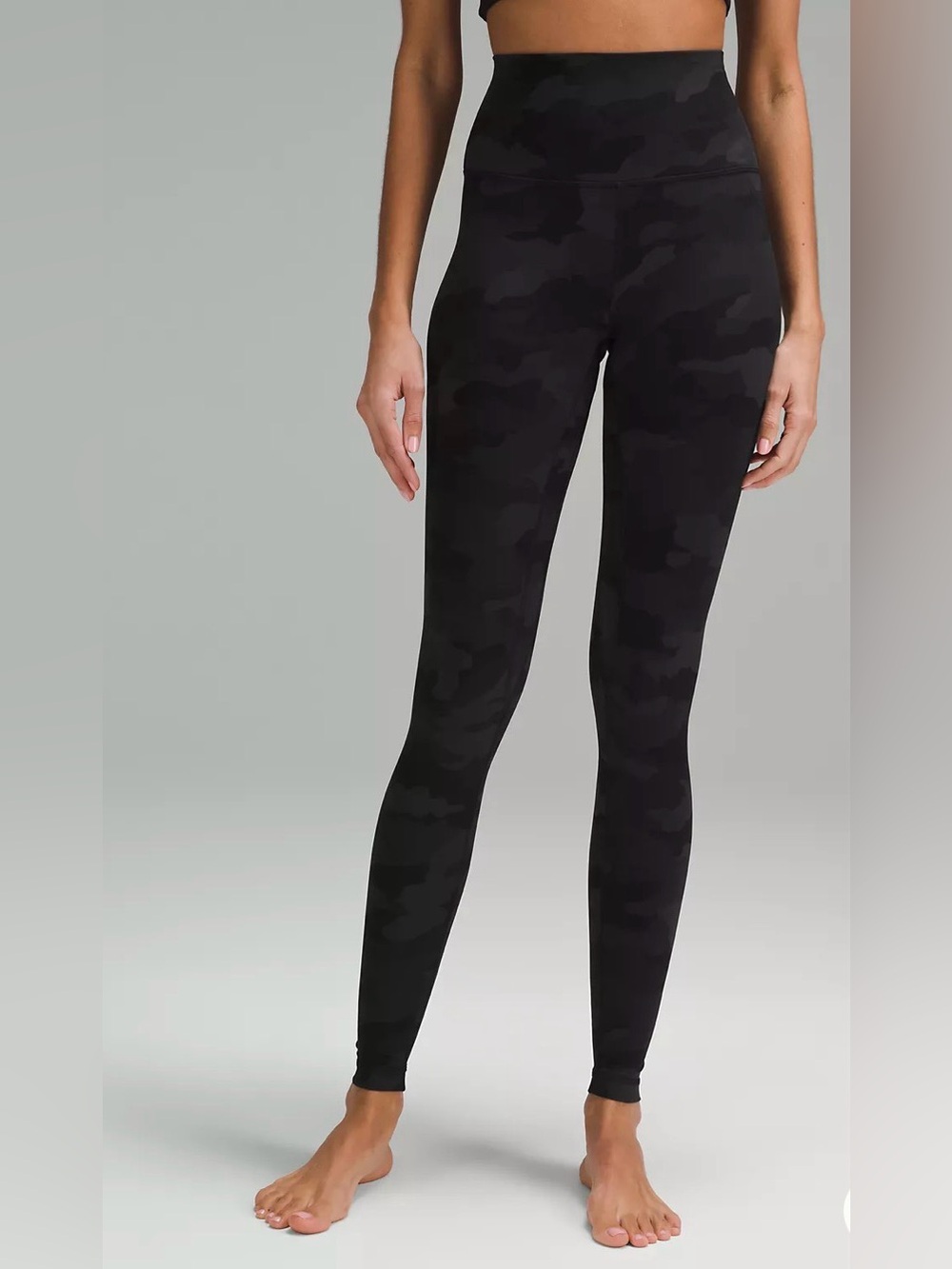 lululemon athletica Black Camo High-Rise Leggings